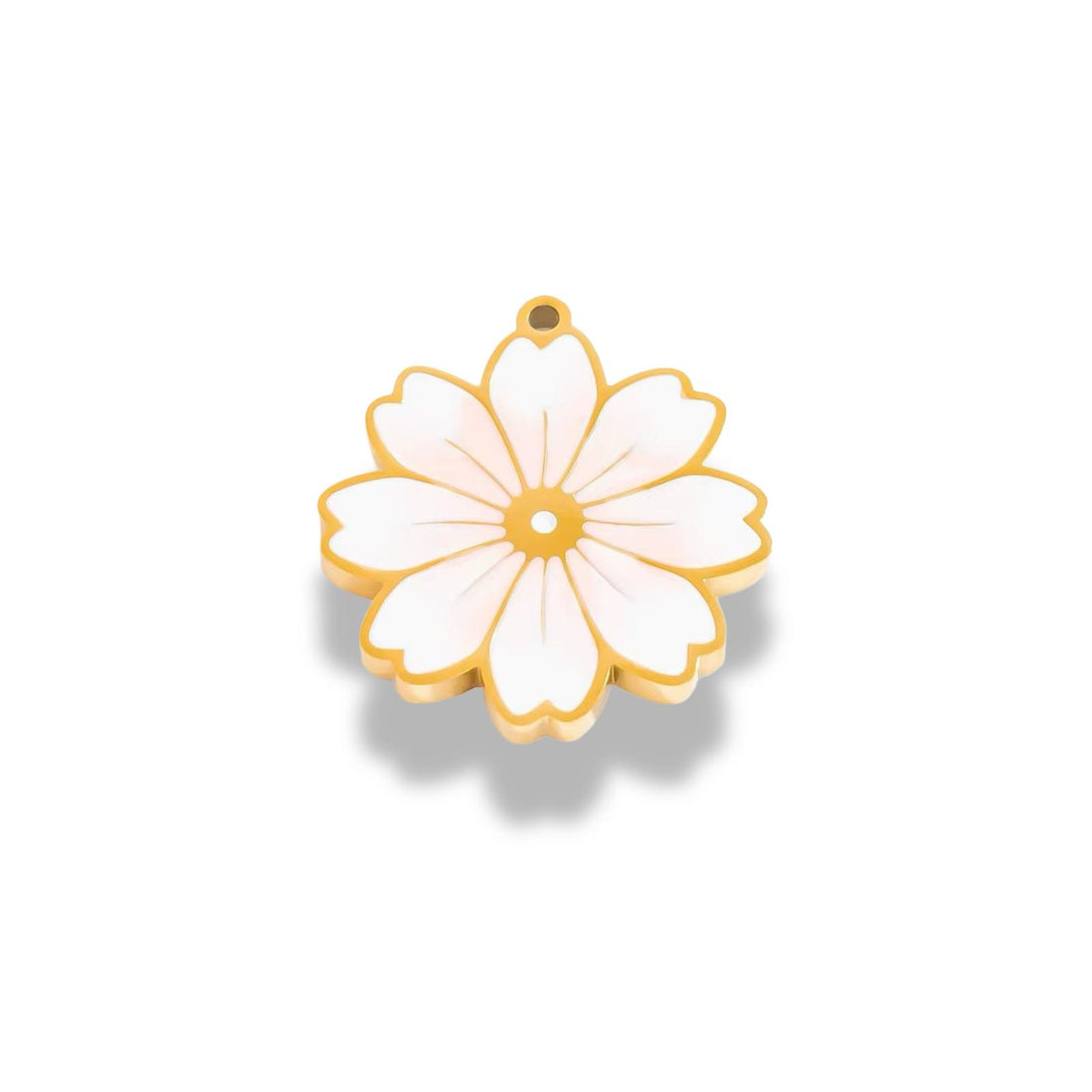 WHITE FLOWER CHARM