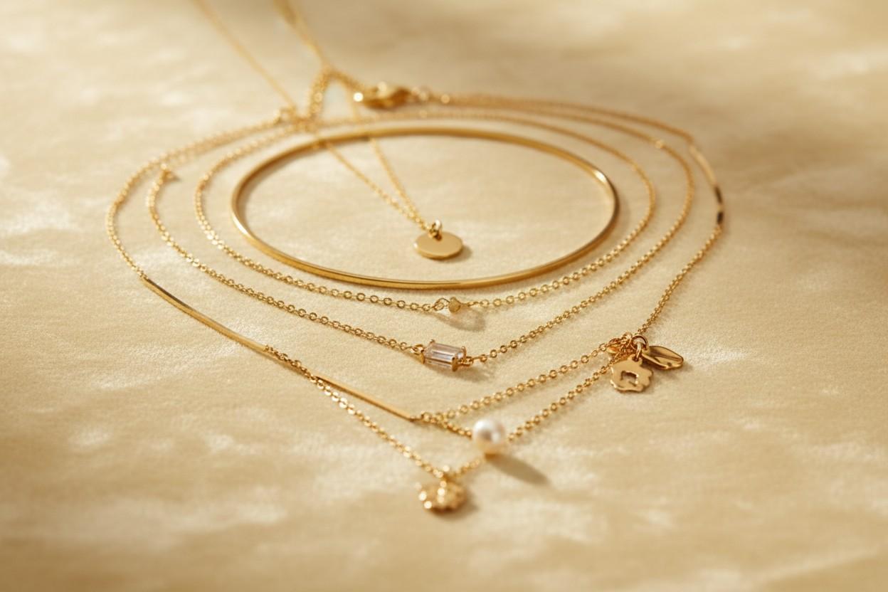 Hoe je kettingen kunt combineren als een Europees stijlicoon