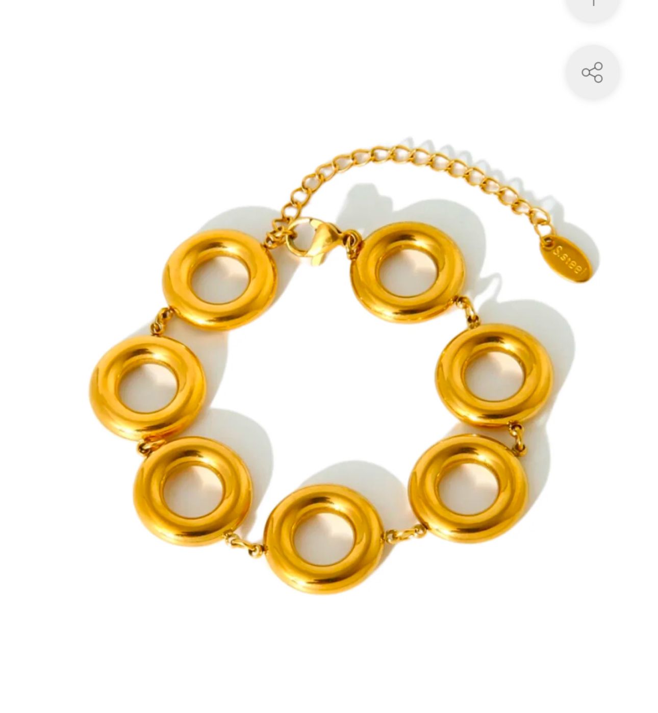 GOLD CADY SET - Bracelet and Earrings