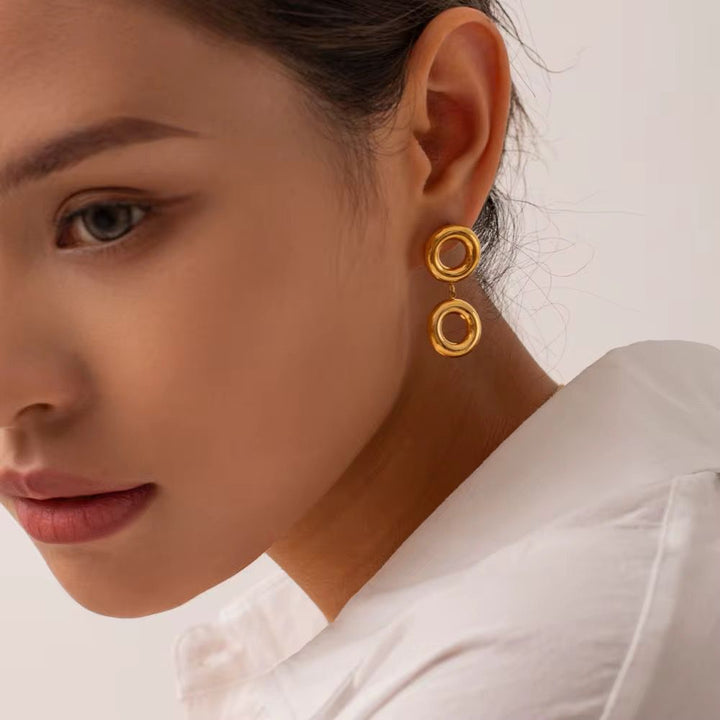 GOLD CADY SET - Bracelet and Earrings