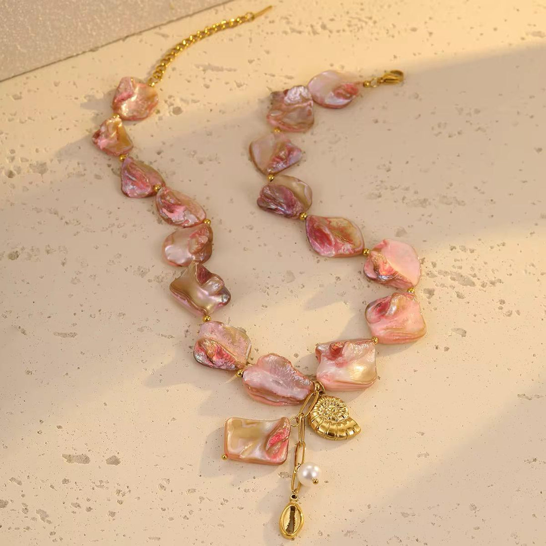 SUN KISSED NECKLACE AND BRACELET