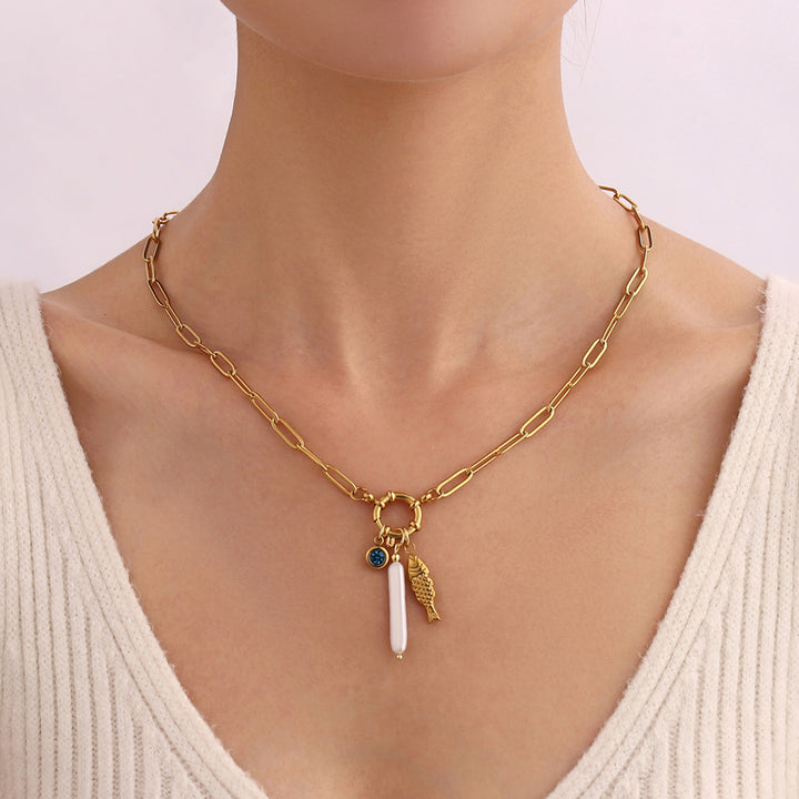 ROUND CLASP OPEN CHAIN