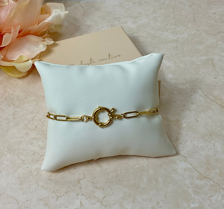 BLOCK CHAIN BRACELET