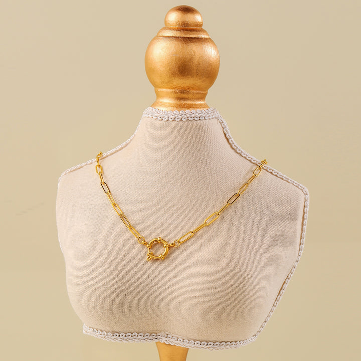 ROUND CLASP OPEN CHAIN