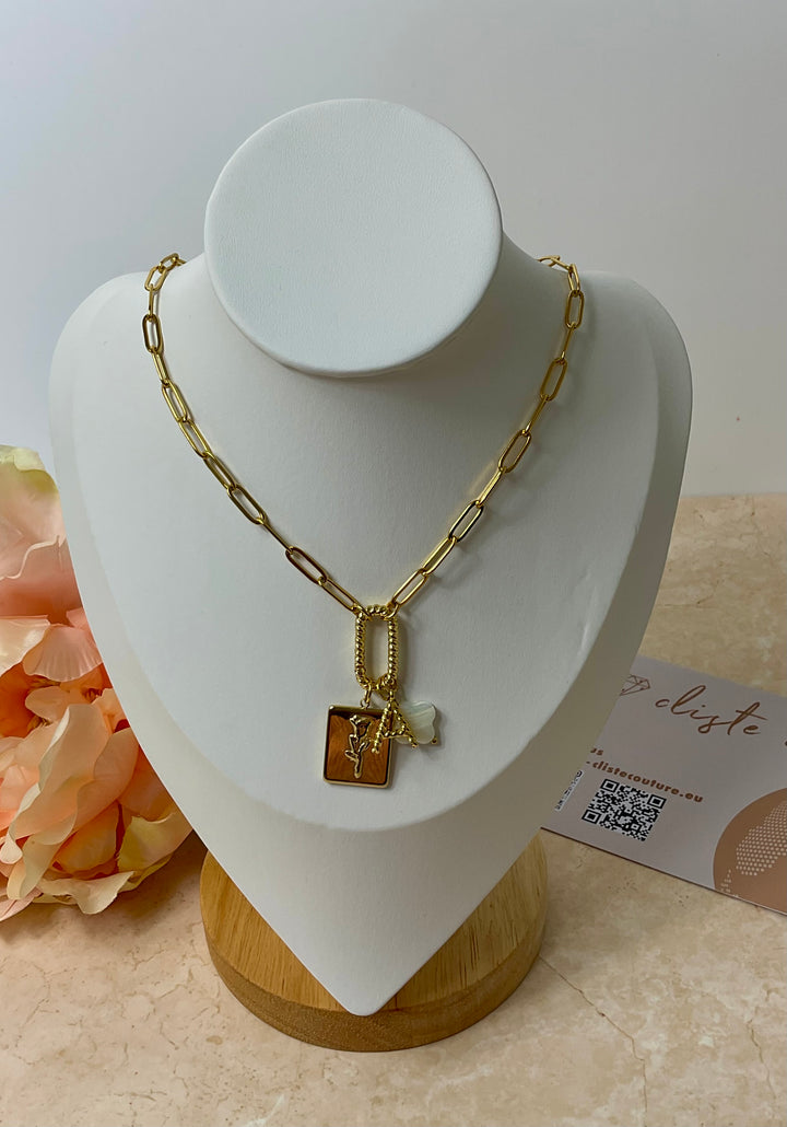 RECTANGULAR CLASP OPEN CHAIN