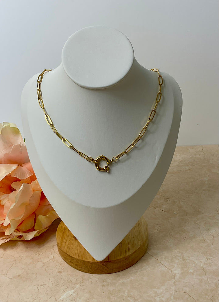 ROUND CLASP OPEN CHAIN