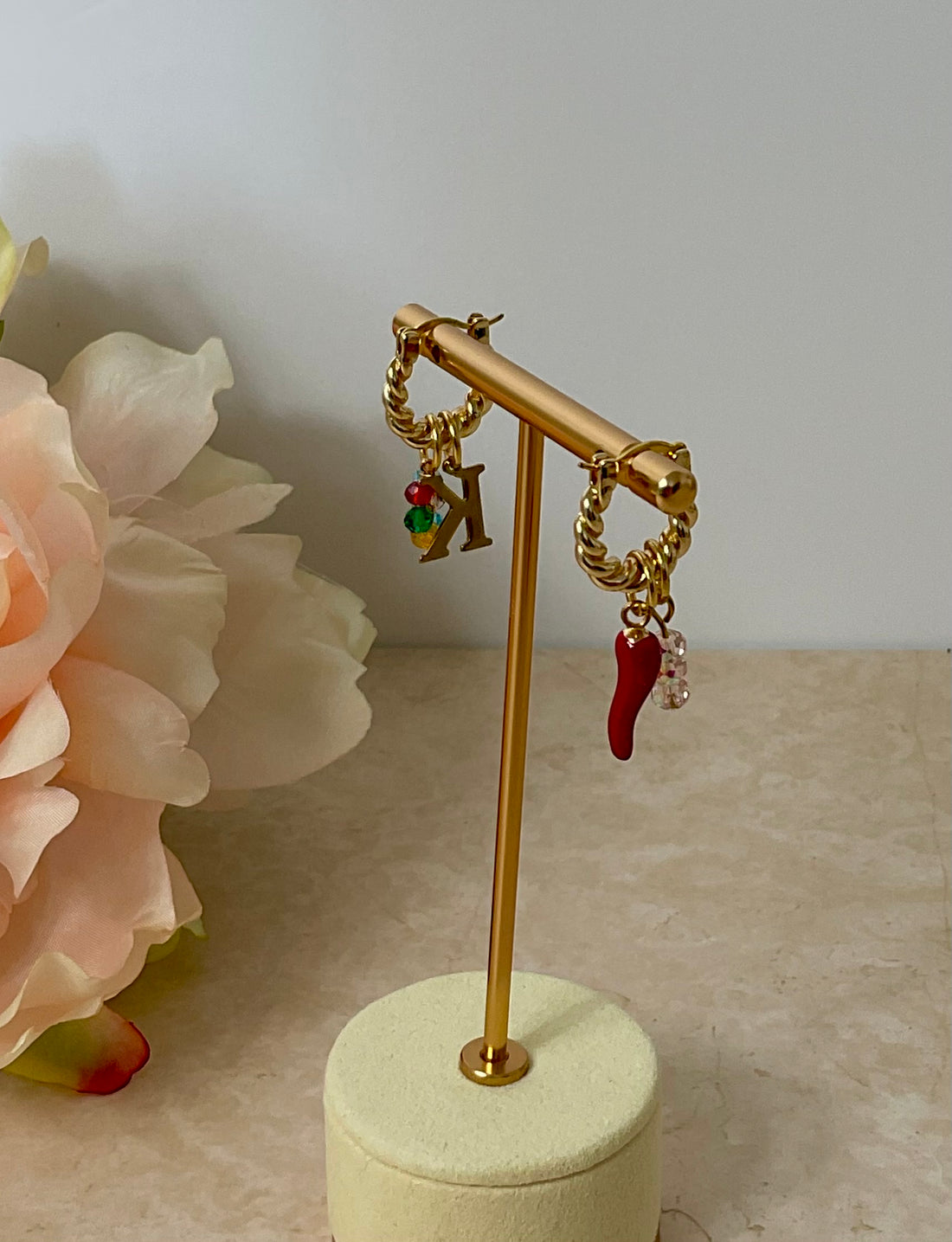 BRAIDED HOOP EARRINGS