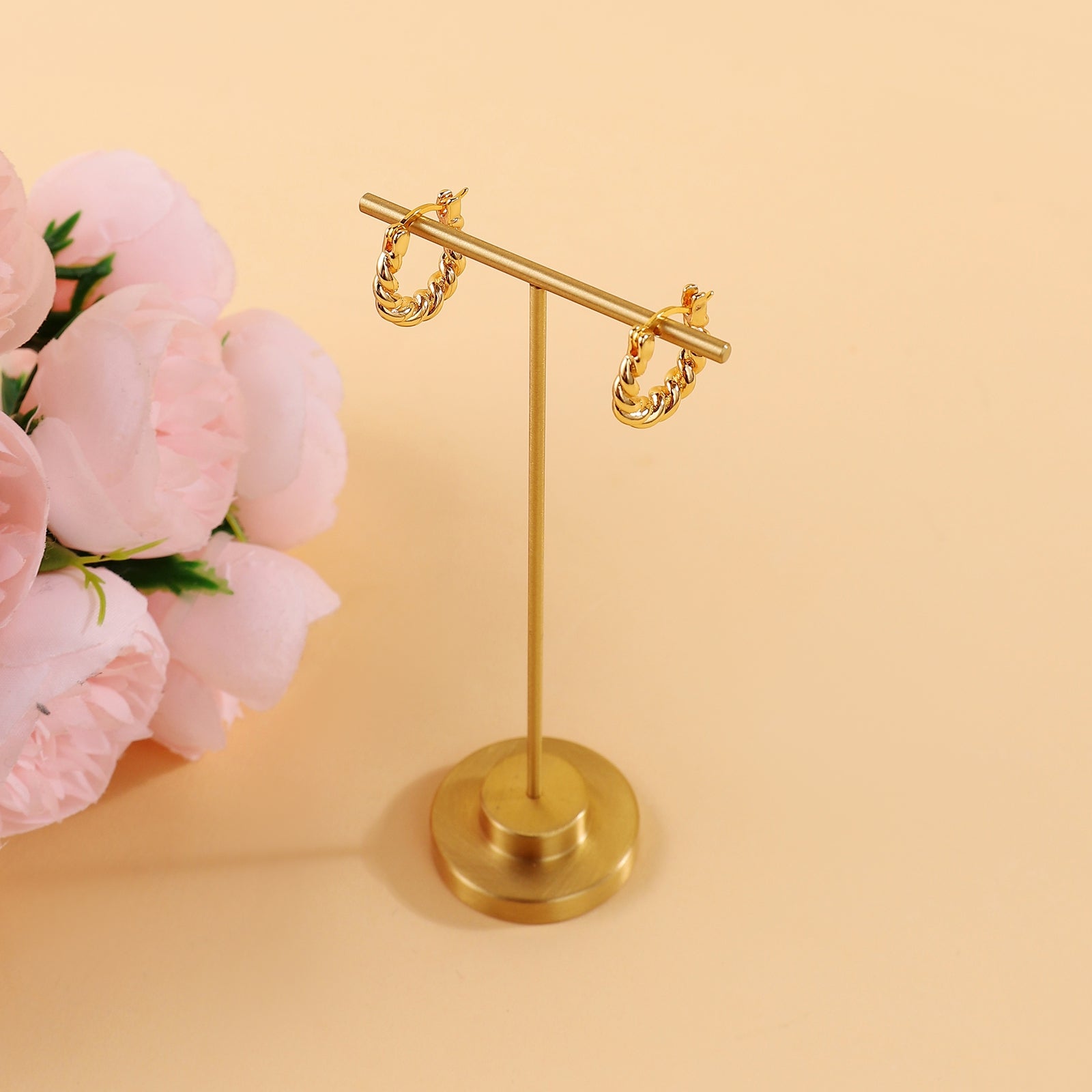 Gevlochten oorringen