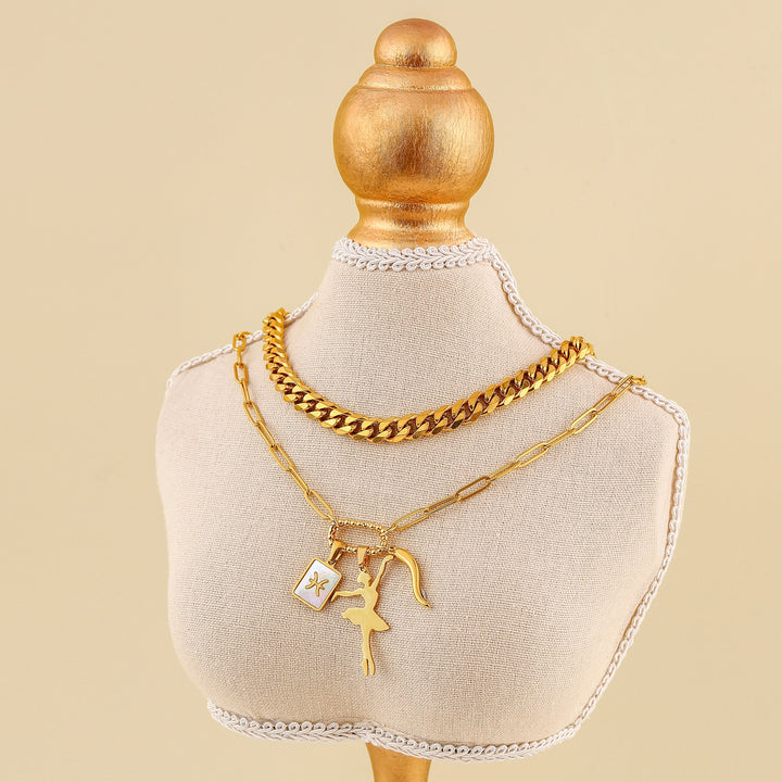 RECTANGULAR CLASP OPEN CHAIN