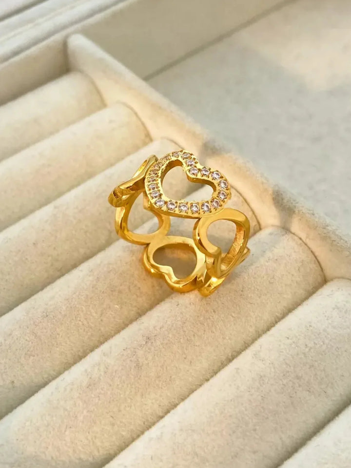BRIELLE HEART RING