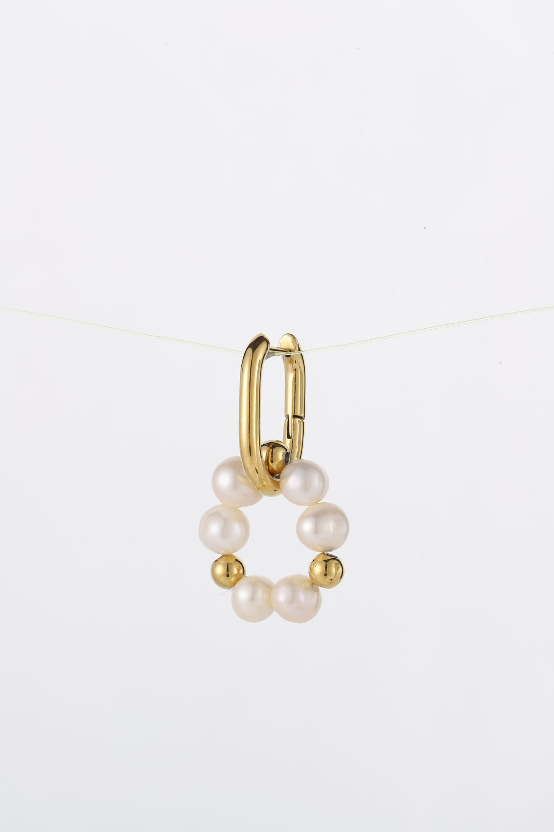 PEARL DREAM HOOP EARRINGS