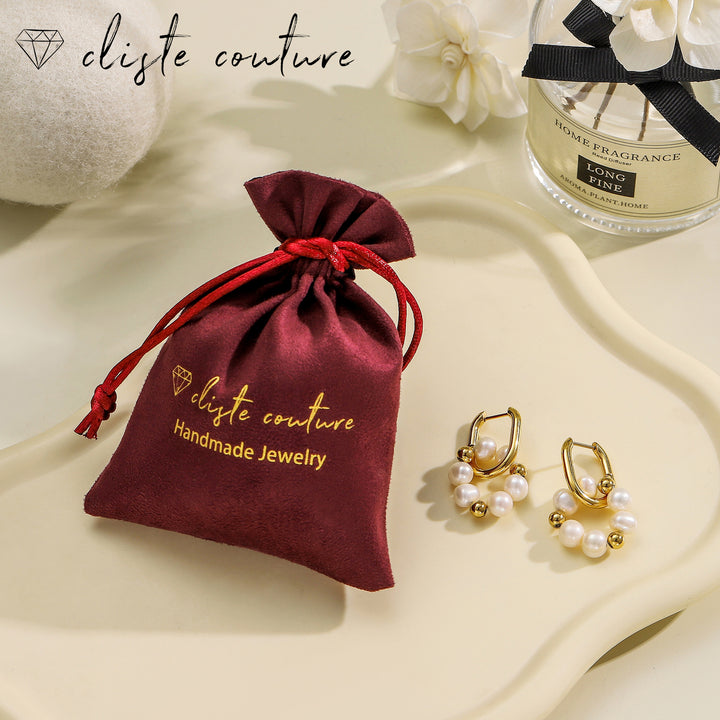 PEARL DREAM HOOP EARRINGS