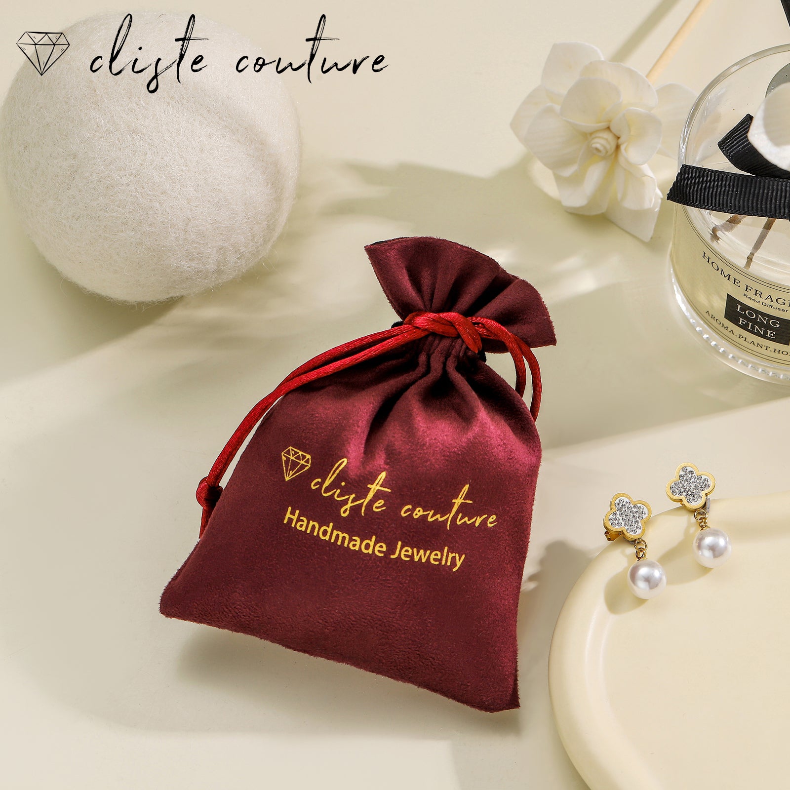 ELAN PEARL CLOVER EARRINGS