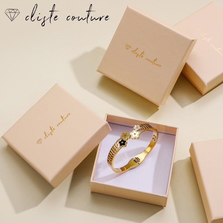 GLEAM CLOVER BANGLE
