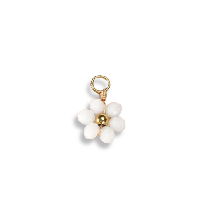 CUTE WHITE FLOWER CHARM