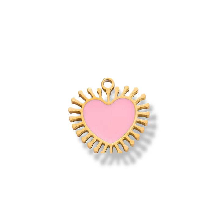 PINK HEART CHARM