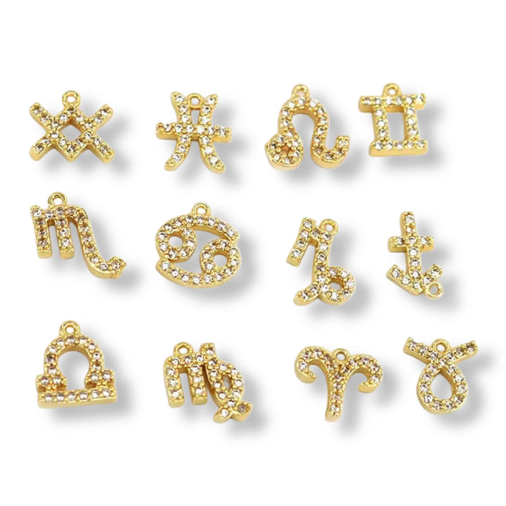 ZIRCON ZODIAC CHARM