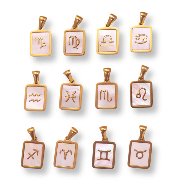 SHELL ZODIAC CHARM