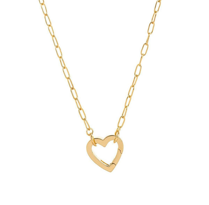 HEART CLASP OPEN CHAIN