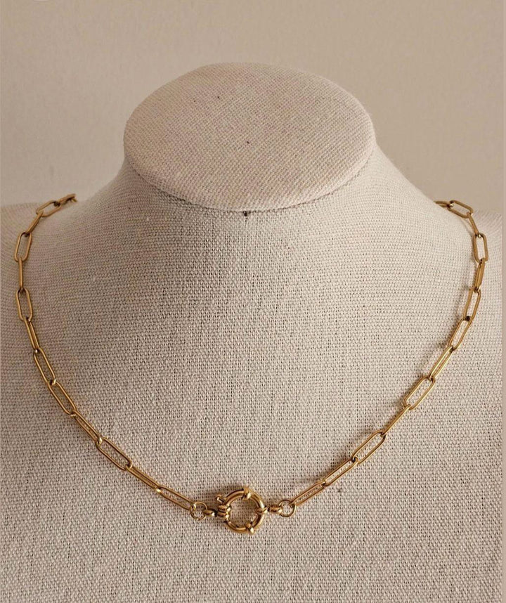 ROUND CLASP OPEN CHAIN