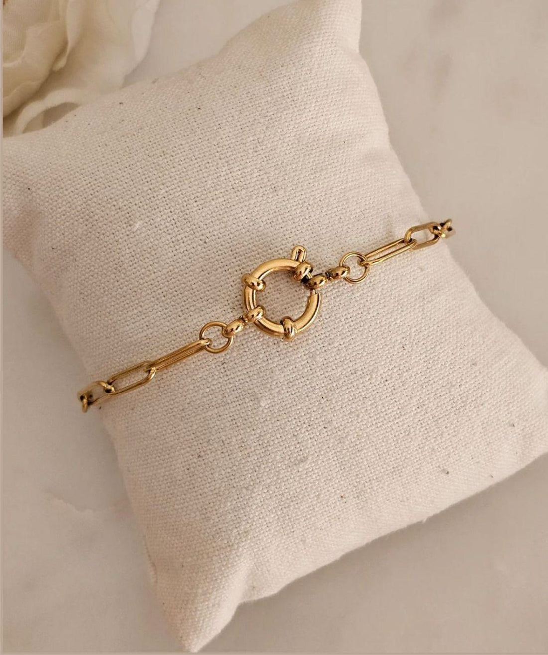 BLOCK CHAIN BRACELET