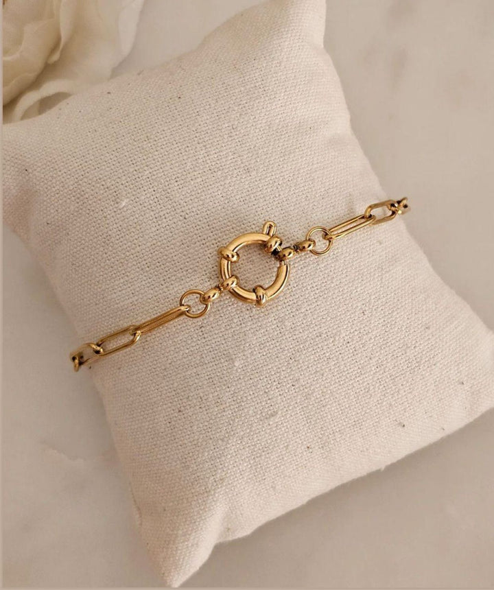 BLOCK CHAIN BRACELET