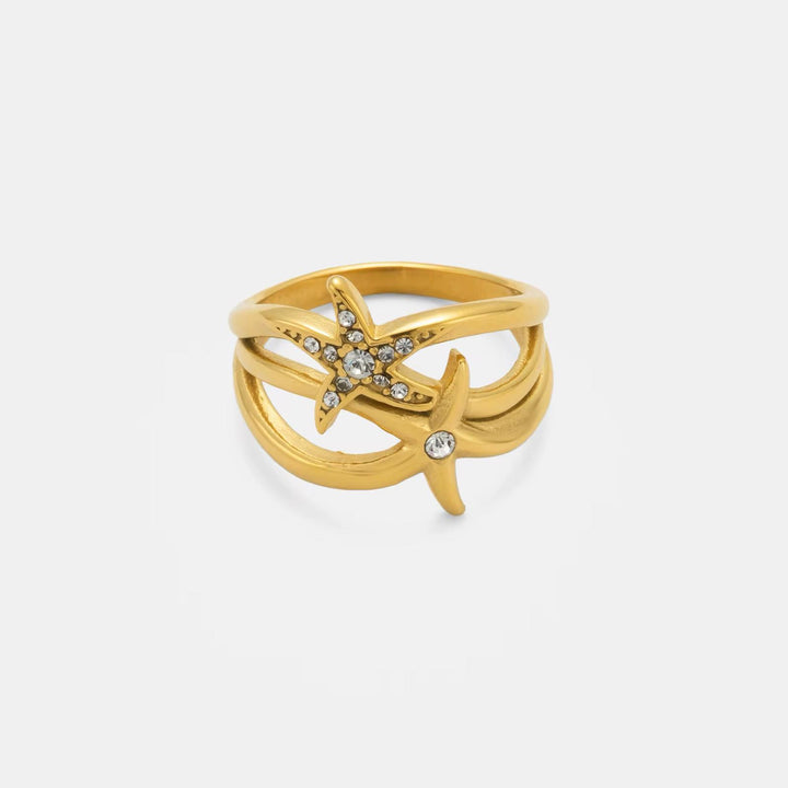 DOUBLE STAR RING