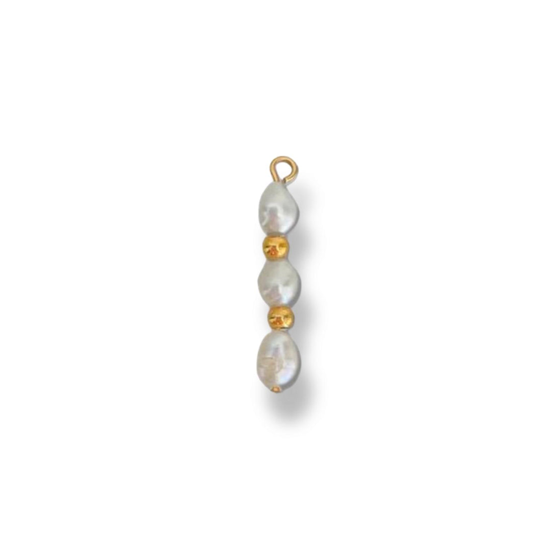 TRIPLE RICE AND GOLD CHARM
