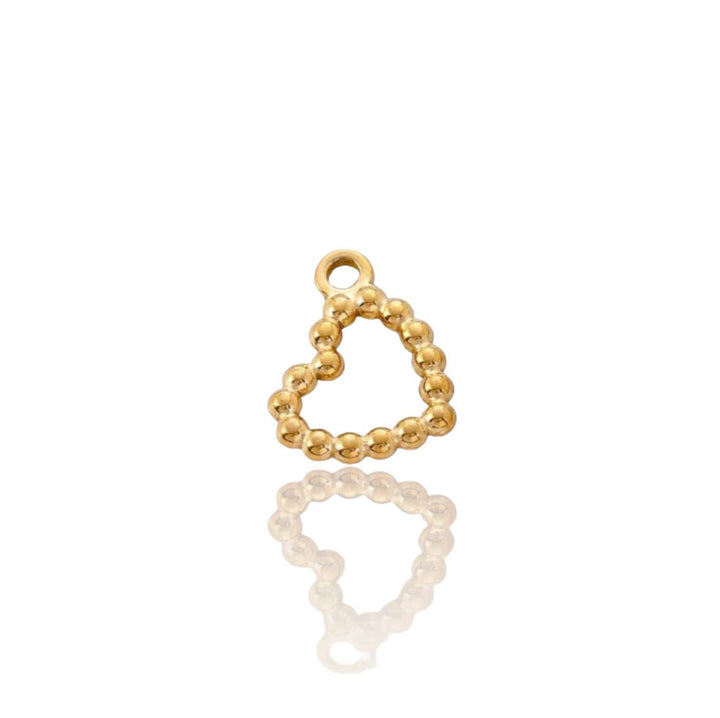 BEADED HEART CHARM