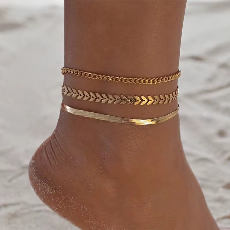 3 BUDDIES ANKLET SET