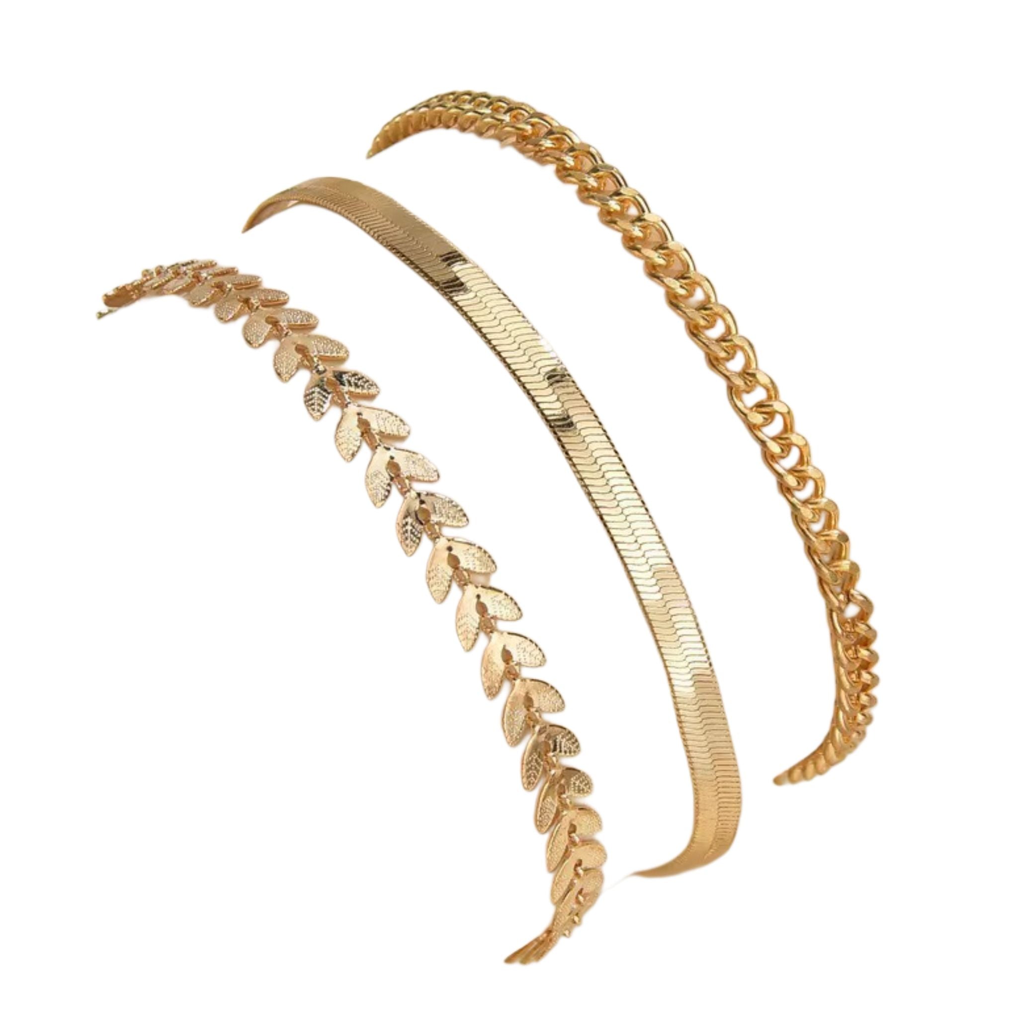 3 BUDDIES ANKLET SET