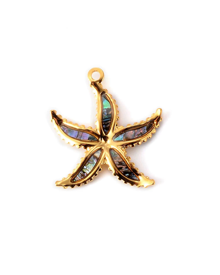 SHELL STARFISH CHARM NECKLACE