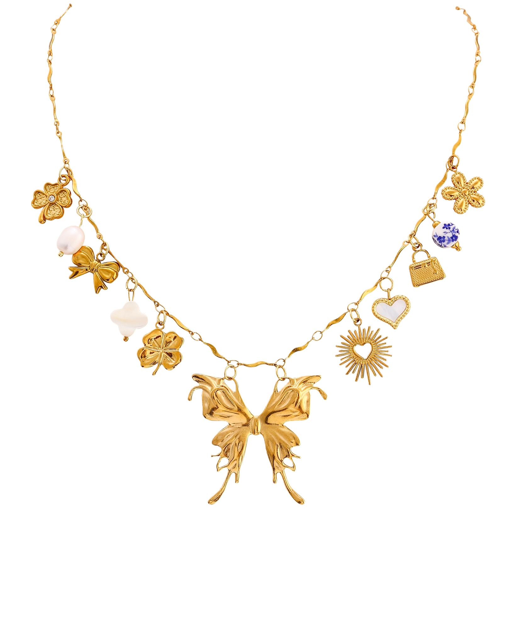 INTO THE MYSTIC MULTI CHARM NECKLACE