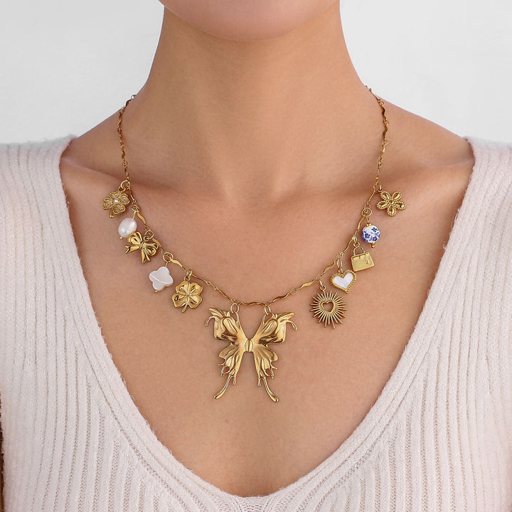 INTO THE MYSTIC MULTI CHARM NECKLACE
