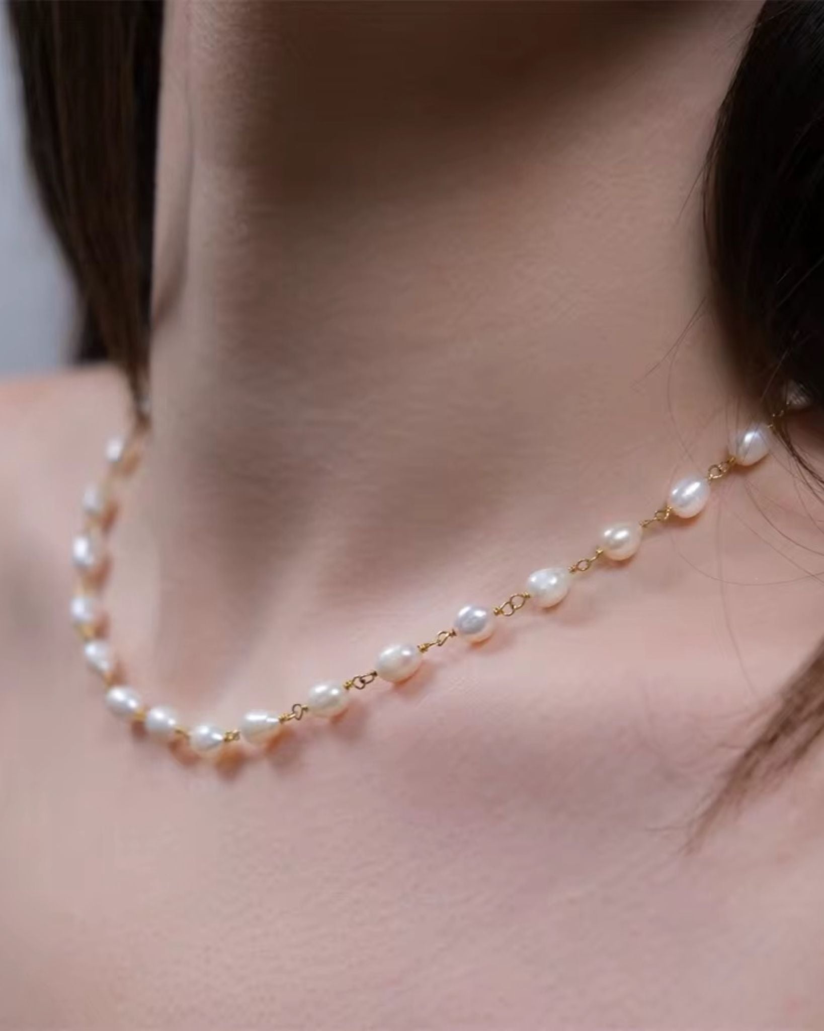 PEARL DOT NECKLACE
