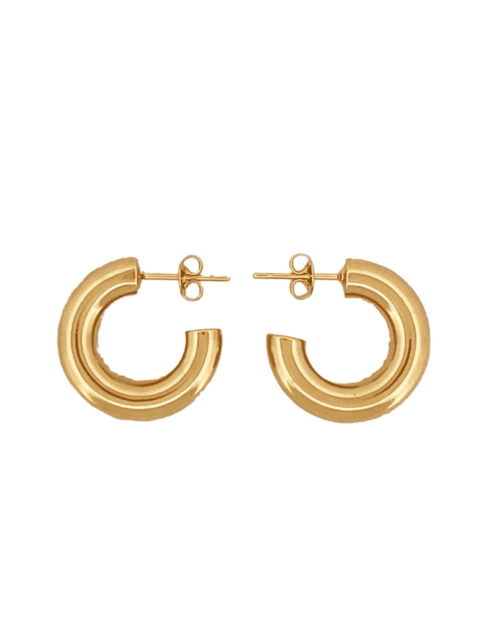 SMALL TUBE EARRINGS