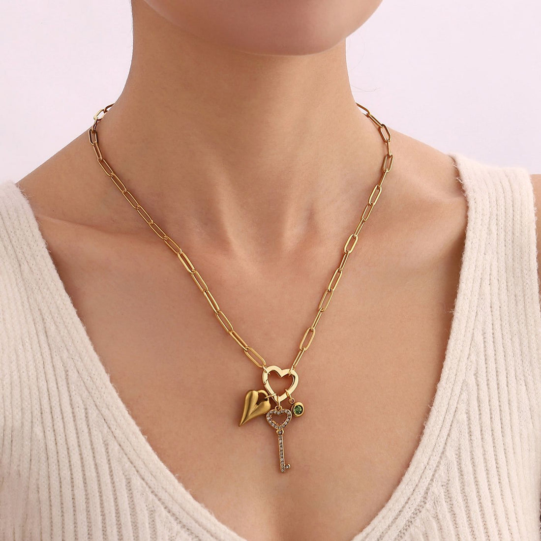 KEY TO MY HEART NECKLACE