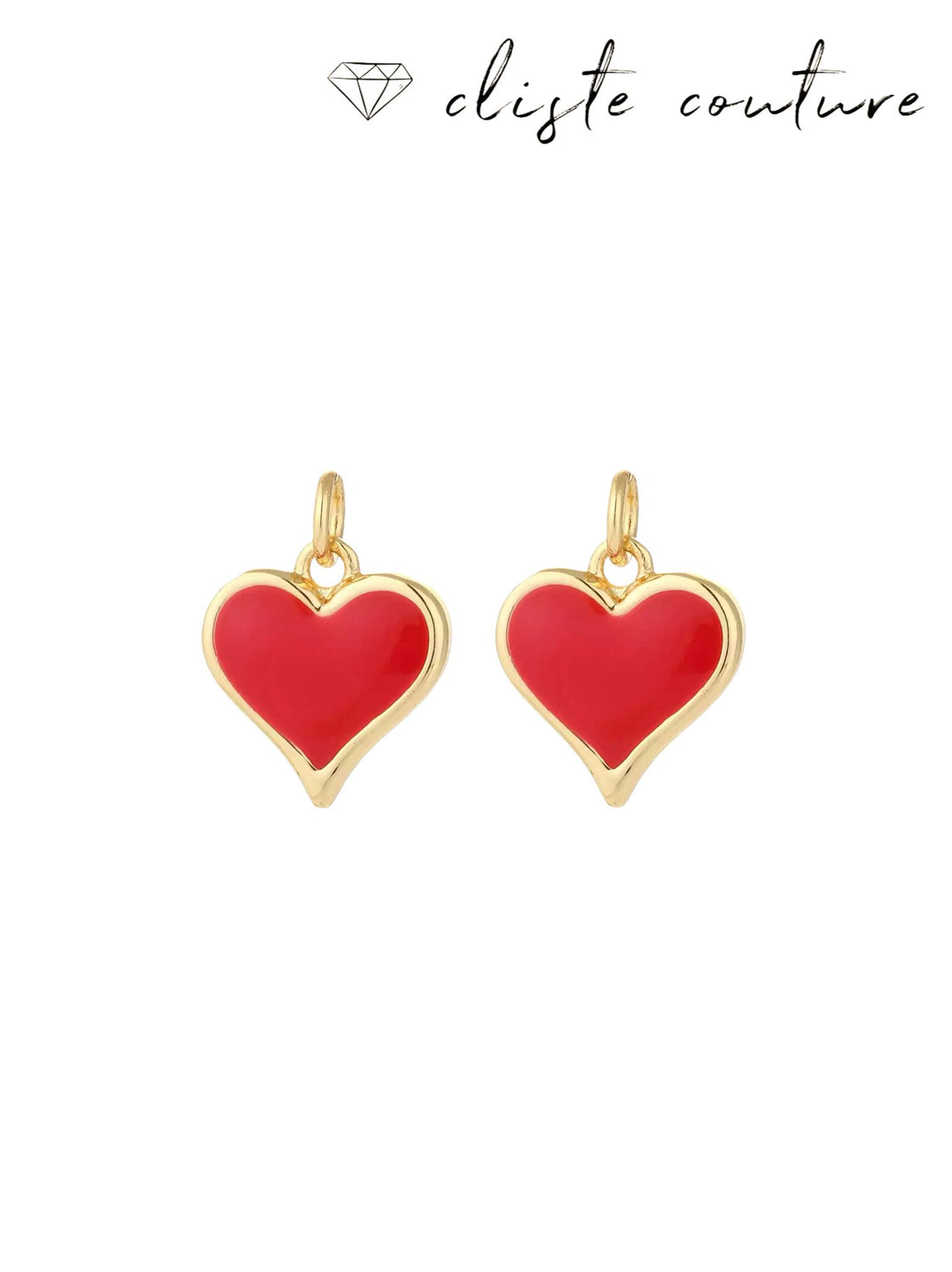 RED HEART EARRINGS