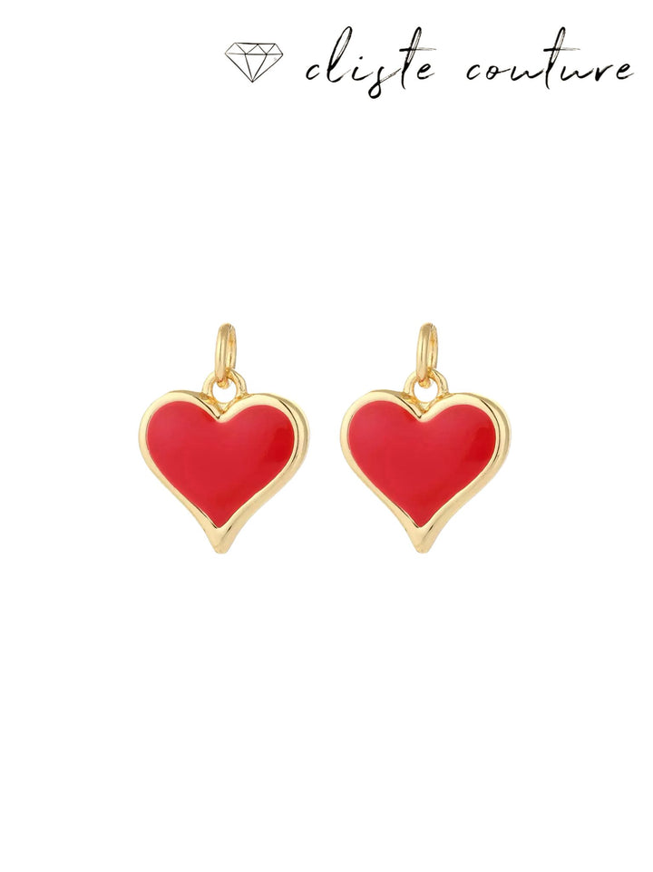 RED HEART EARRINGS