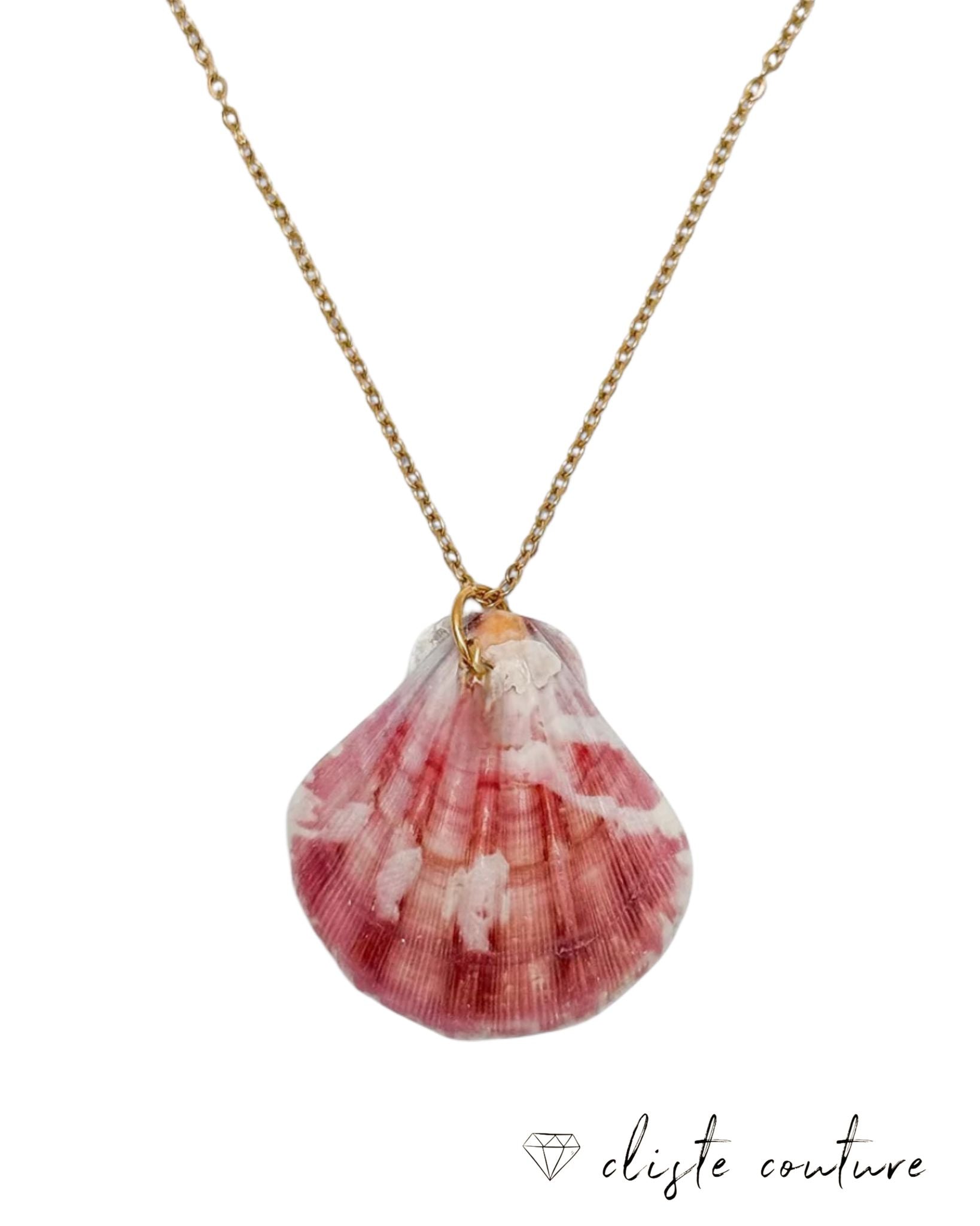 PINK SHELL NECKLACE