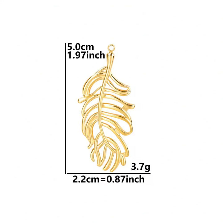 CC Gold Leaf Charm