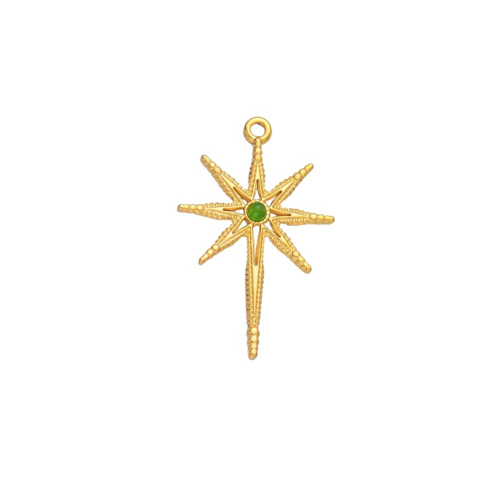 CC Green Star Charm