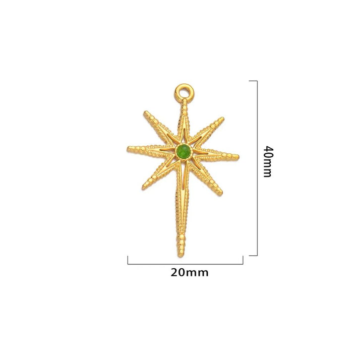 CC Green Star Charm