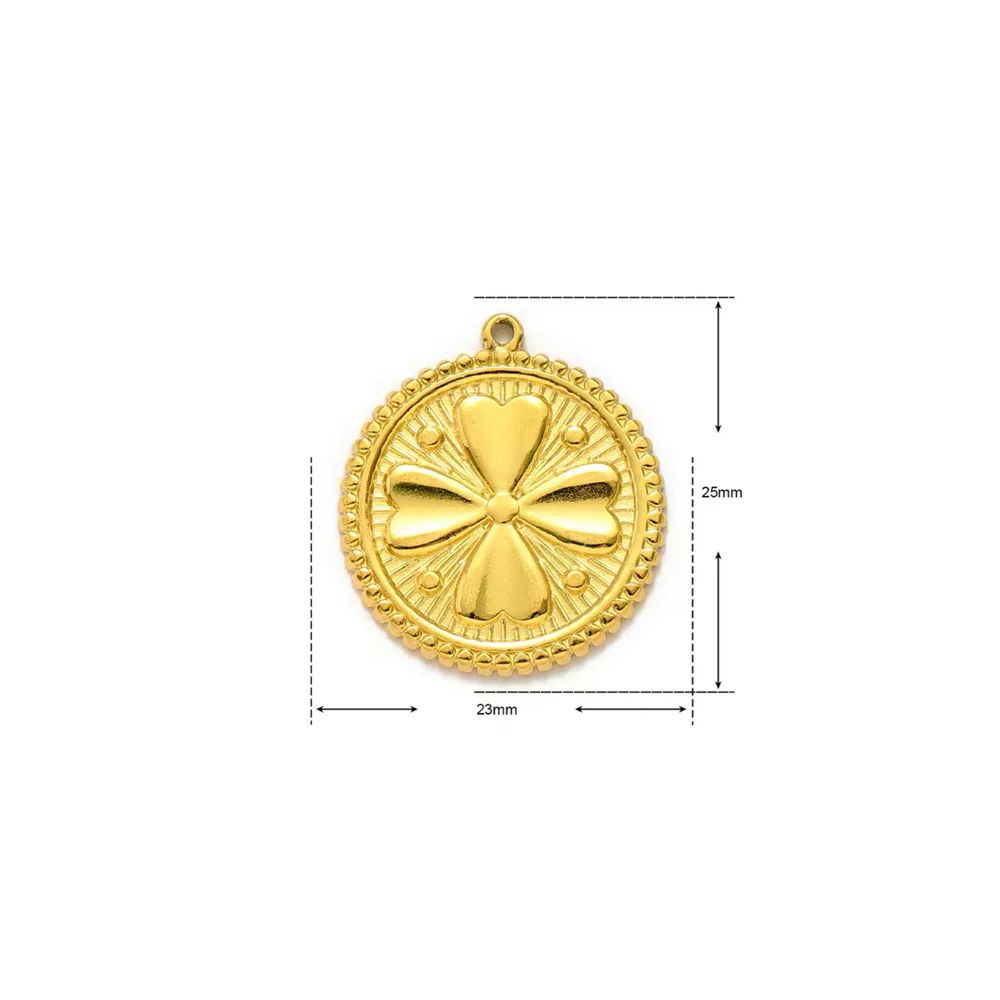CC GOLD FLOWER CHARM