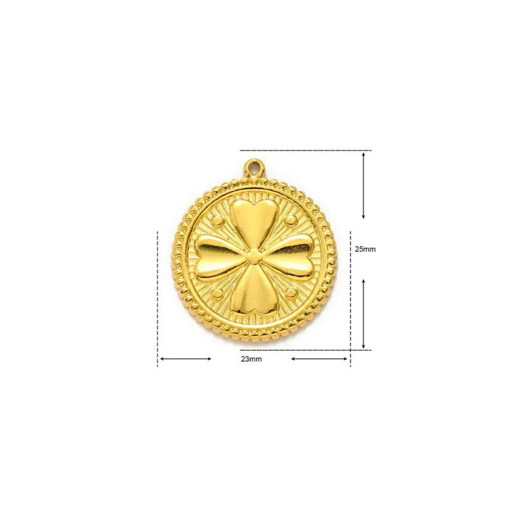 CC GOLD FLOWER CHARM