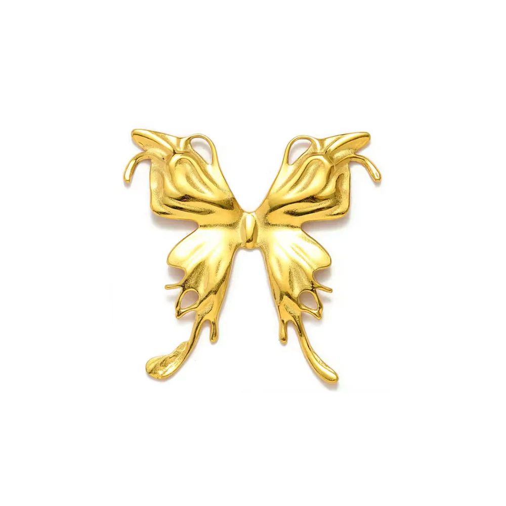 CC GOLD BUTTERFLY CHARM