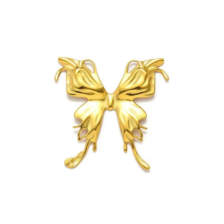 CC GOLD BUTTERFLY CHARM