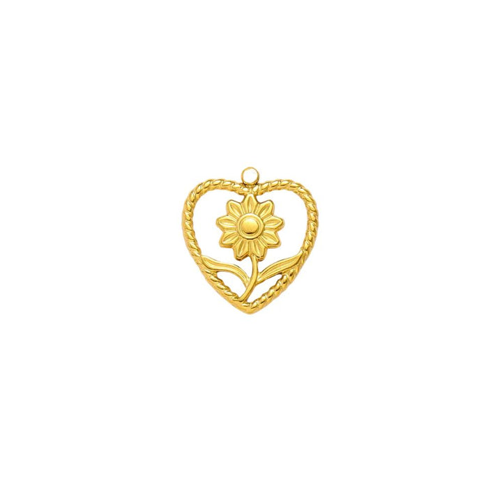 CC THE HEART FLOWER CHARM