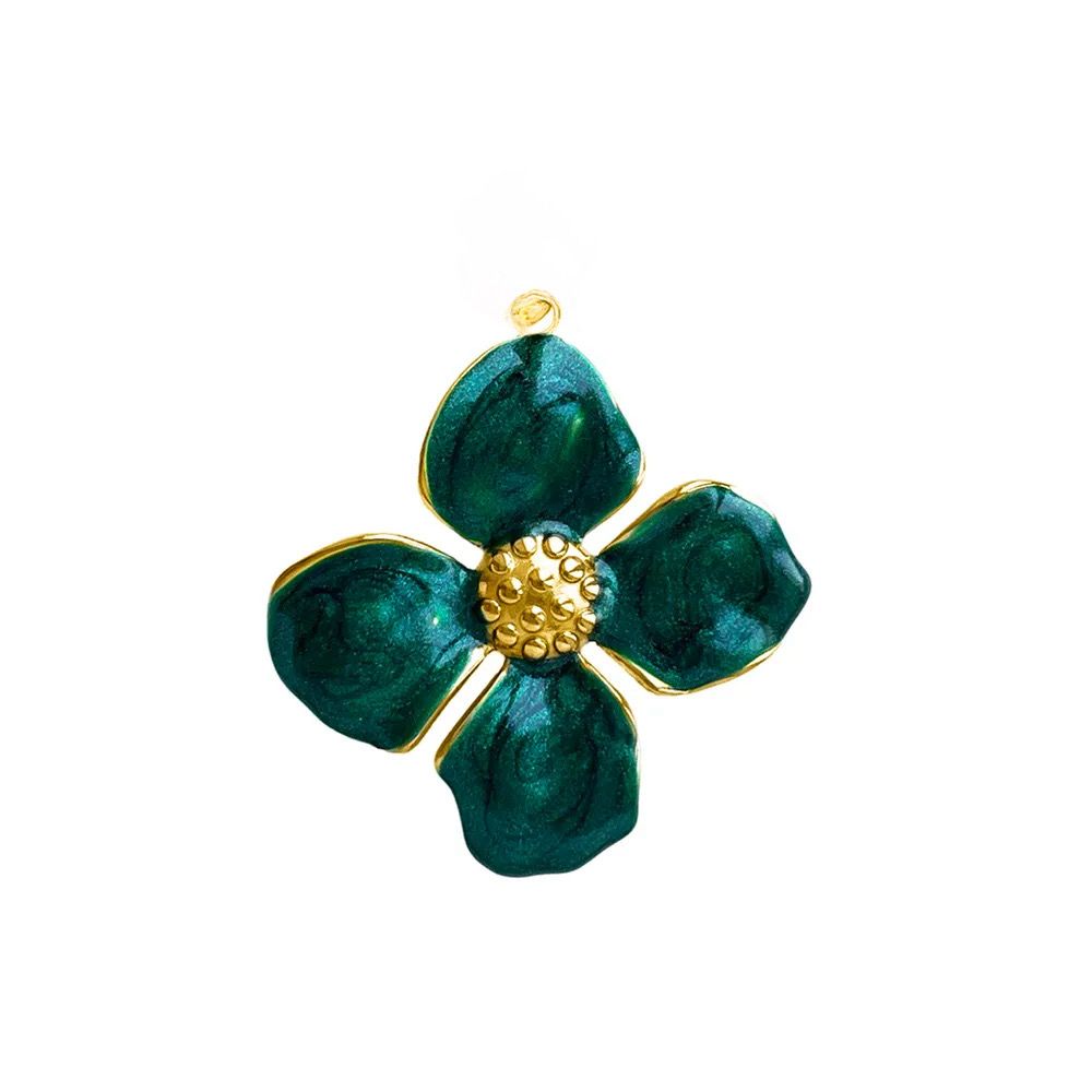 CC PERIDOT FLOWER CHARM