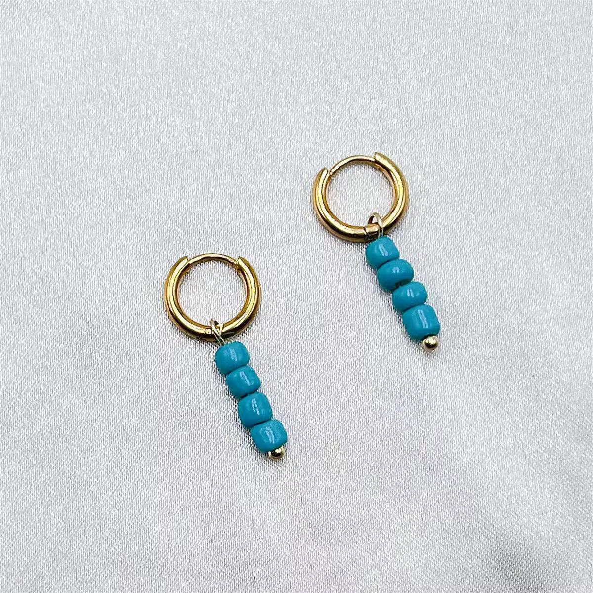 BLUE DROP EARRINGS